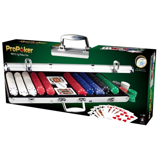 ProPoker Texas Hold. Poker & DVD 500x
