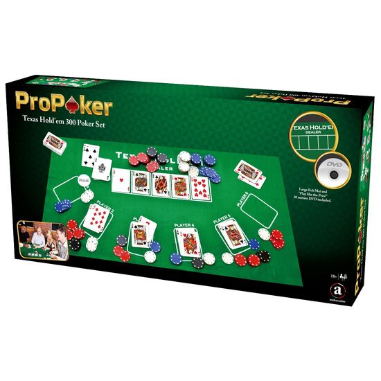 ProPoker Set Texas Hold'em & DVD 300x