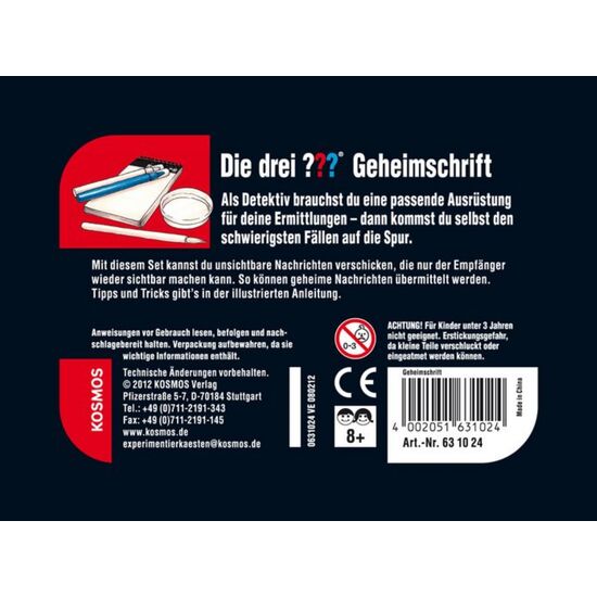 DIE DREI ??? KL.MET. Geheimschrift 8+, 2 image
