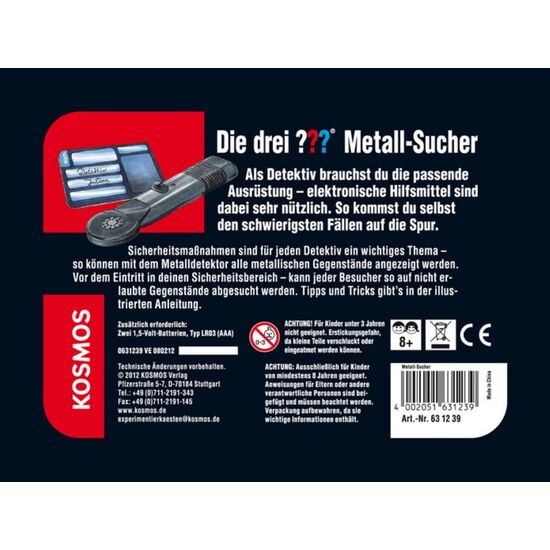 DIE DREI ??? GR.MET. Met-Sucher 8+, 3 image