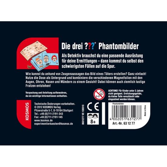 DIE DREI ??? Kl.MET. Phantombilder 8+, 3 image