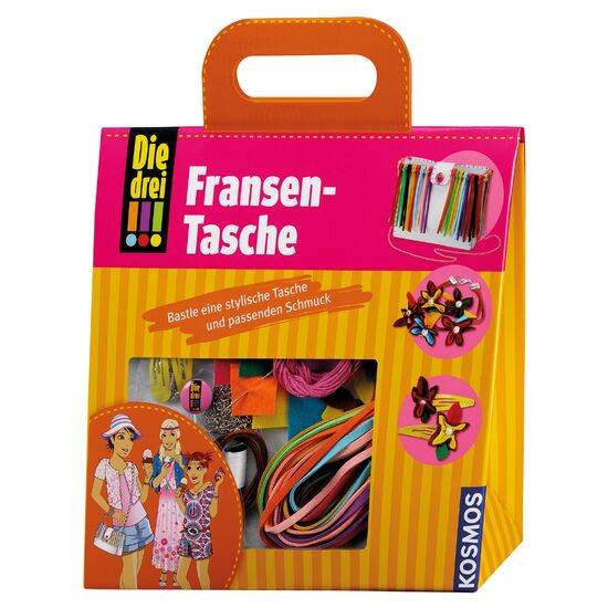 BASTELN Die drei !!! Fransen-Tasche8+