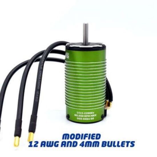 LEM060008400-MOTEUR SENSORED 1512 2200KV BL 4-POLE - 4MM BULLETS