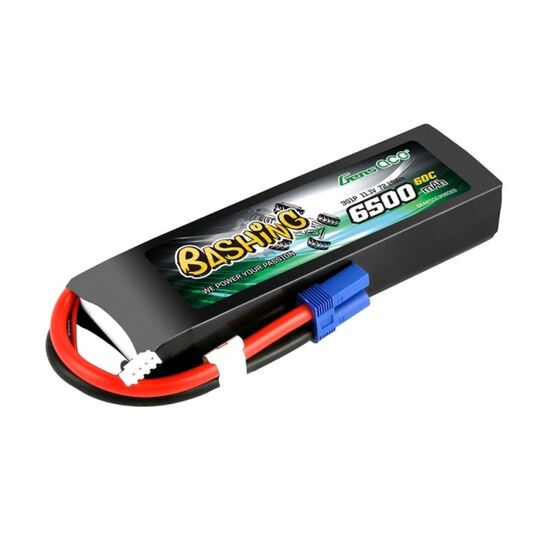 Gens Ace LiPo Bashing 6500mAh 11.1V 60C 3S1P EC5