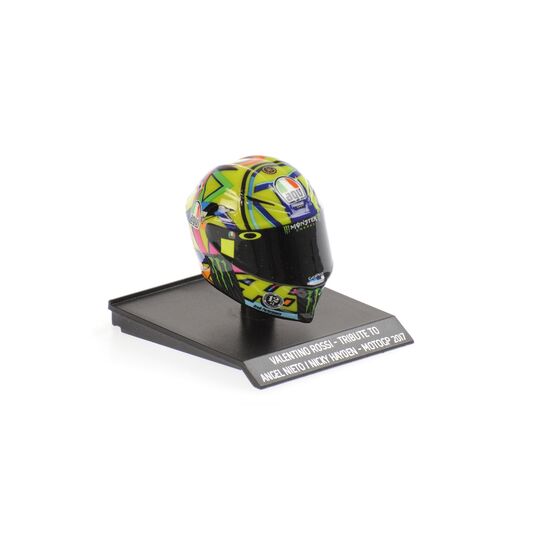 HELMET - VALENTINO ROSSI - TRIBUTE TO ANGEL NIETO / NICKY HAYDEN - MOTOGP 2017