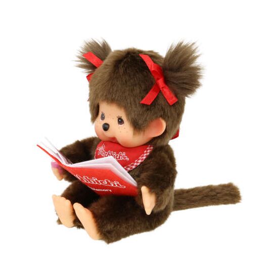 MONCHHICHI Book Reading Girl 18cm, 3 image