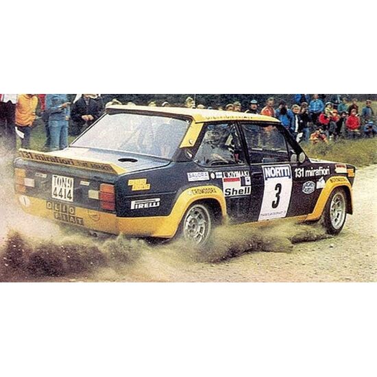 FIAT 131 ABARTH AUTONOVO - MARKKU ALE N / ILKKA KMMAEKI - WINNER RALLY OF THE 1000 LAKES 1976