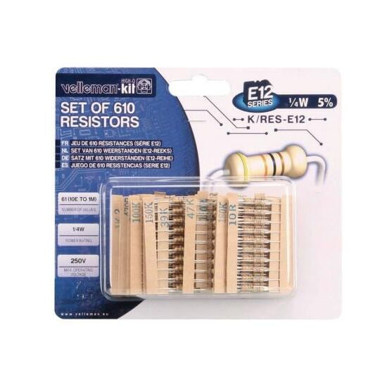 Velleman K/RESE12 Widerstands Set