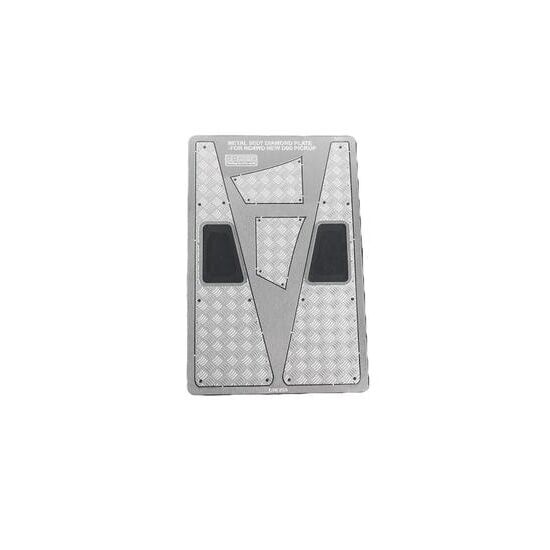 RC4WD Steel Front Side Hood Diamond Plates