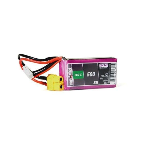TopFuel LiPo-Akku 11.1V 500mAh 3S 25C