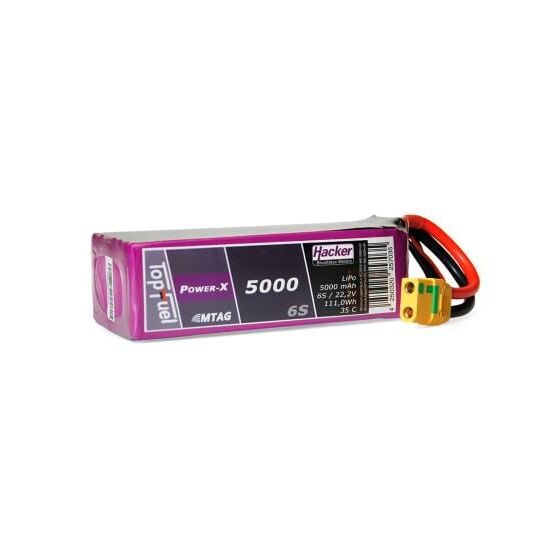 TopFuel LiPo-Akku 22.2V 5000mAh 6S 35C MTAG