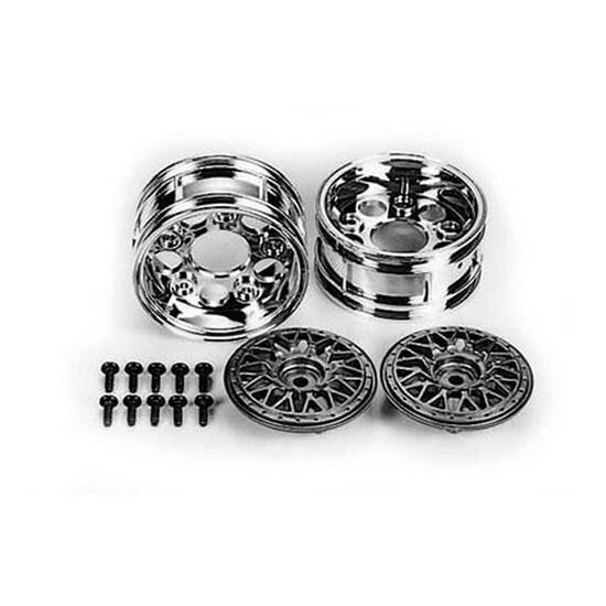 Tamiya 30mm Felgen silber BBS