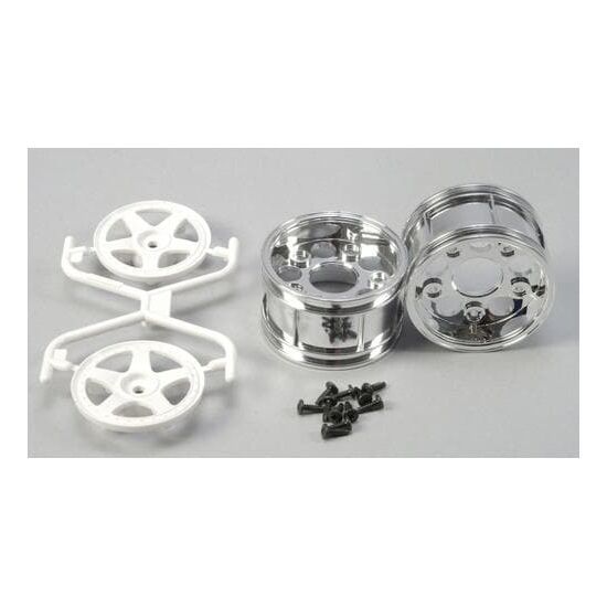 Tamiya 30mm Felgen weiss 5 Speichen