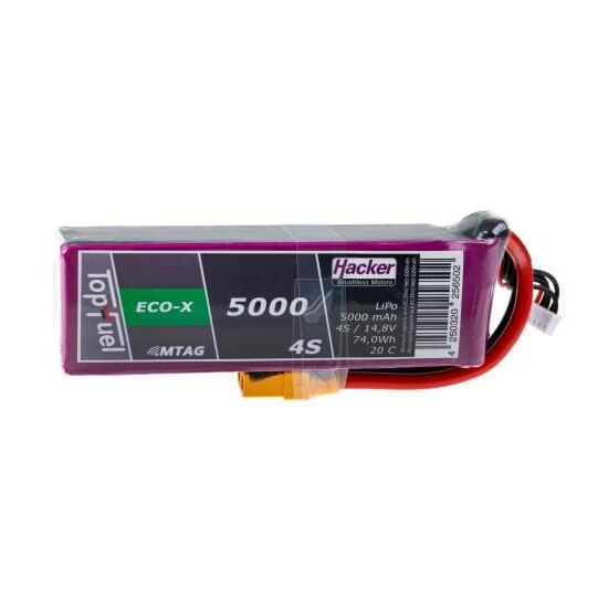 TopFuel LiPo-Akku 14.8V 5000mAh 4S 20C MTAG