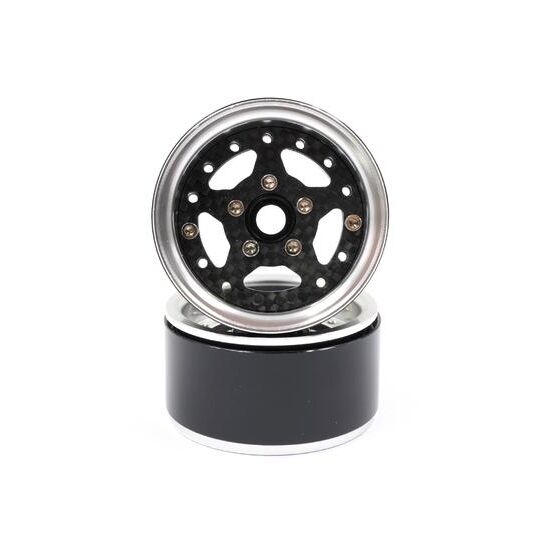 Yeah Racing Felgen 1.9" 5 Spoke Carbon