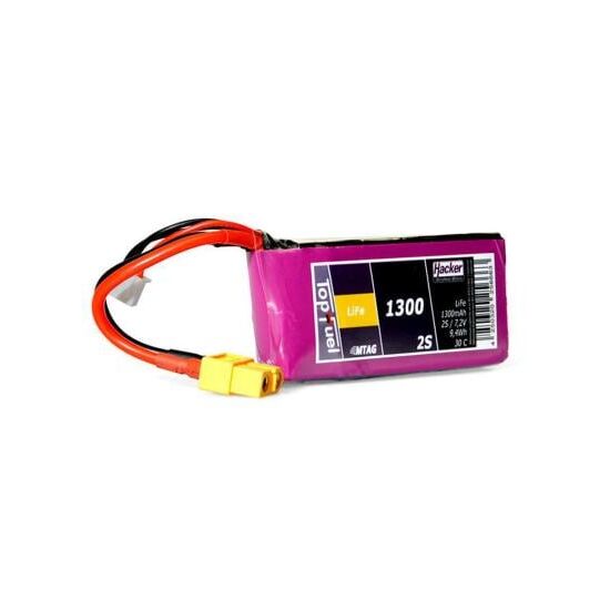 TopFuel LiFe-Akku 6.6V 1300mAh 2S 30C