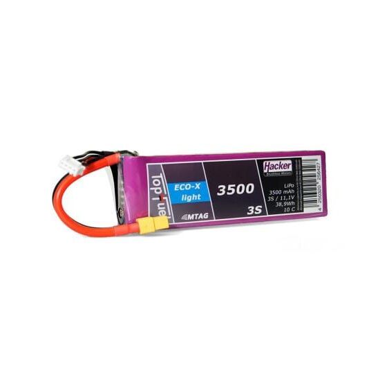 TopFuel LiPo-Akku 11.1V 3500mAh 3S 10C MTAG