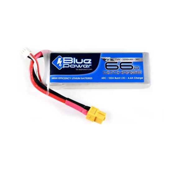 EP BluePower LiPo-Akku 7.4V 2200mAh 30C