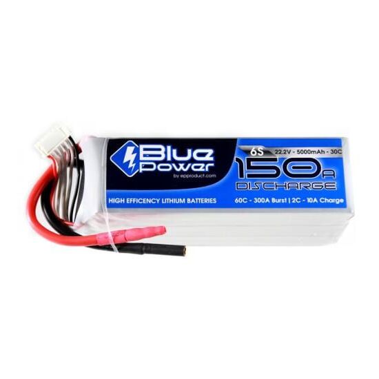 EP BluePower LiPo-Akku 22.2V 5000mAh 30C