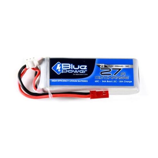 EP BluePower LiPo-Akku 7.4V 900mAh 30C