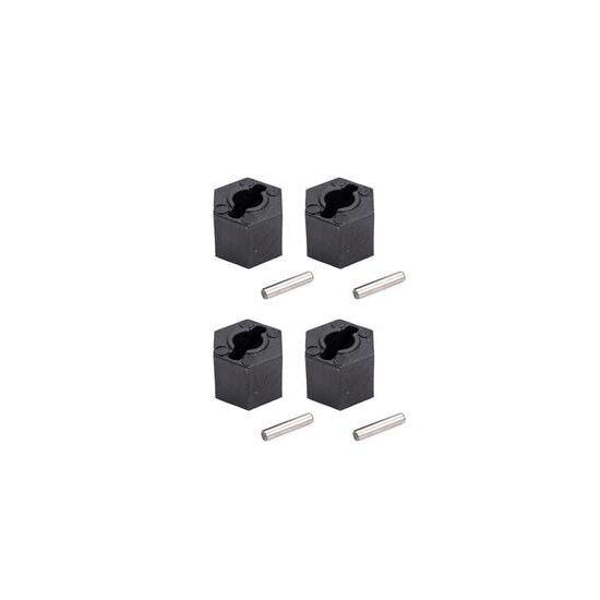Hobbytech Plastics wheel hub hex + pins