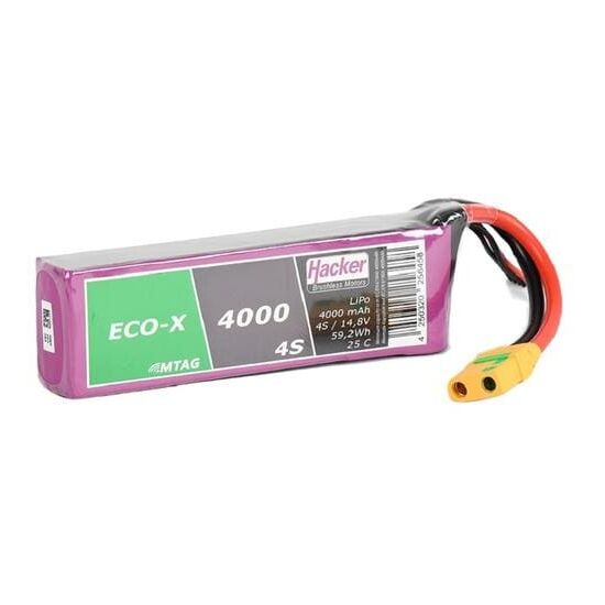 TopFuel LiPo-Akku 14.8V 4000mAh 4S 25C MTAG