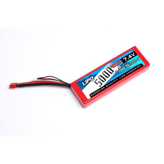 NVO1111-nVision Sport LiPo 5000 45C 7,4V 2S Deans