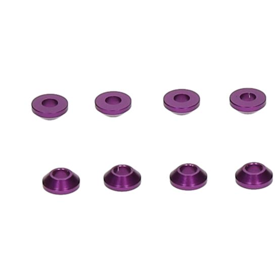 RONDELLES M3 (ALUMINIUM VIOLET - 8 PCES)