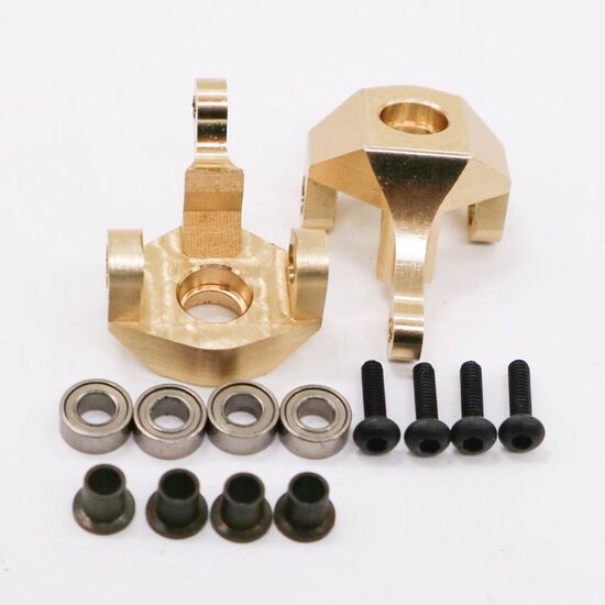 Brass Front Steering Knuckle w/ball bearings, bushings, screws