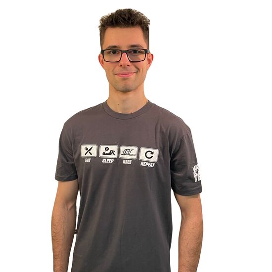 HB Racing Eat/Sleep/Race/Repeat T-Shirt (XXXL)