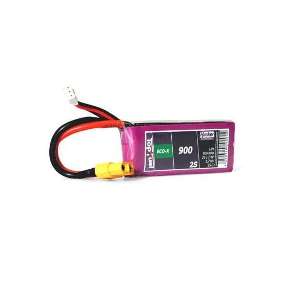 TopFuel LiPo-Akku 7.4V 900mAh 2S 25C, 2 image