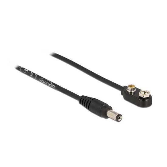 Delock 9V Batterieclip - DC 5,5x2,1mm, 2 image