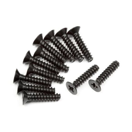HPI TP. FLAT HEAD SCREW M2.6x12mm (12pcs), 2 image