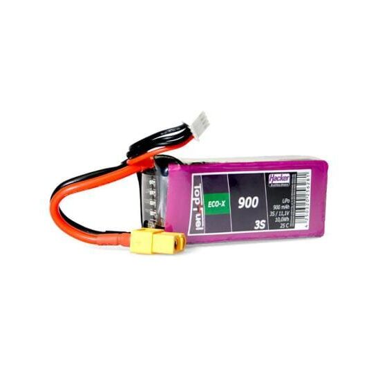 TopFuel LiPo-Akku 11.1V 900mAh 3S 25C, 2 image