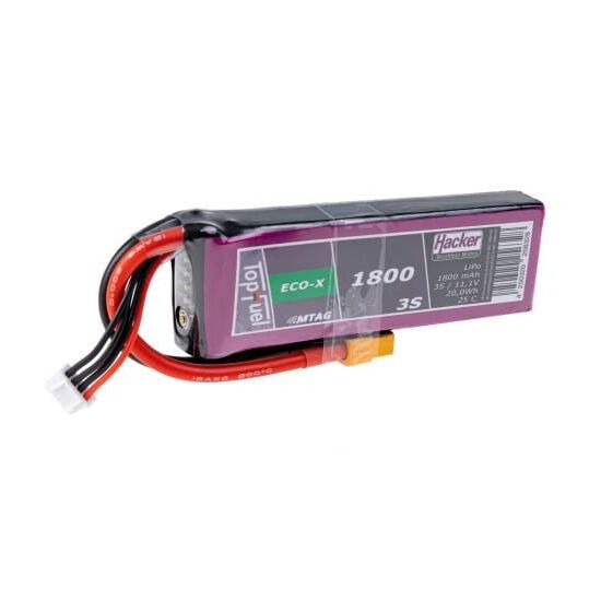 TopFuel LiPo-Akku 11.1V 1800mAh 2S 25C MTAG, 2 image