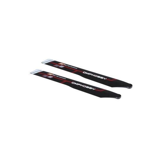 OMP Hobby Hauptrotorblätter Rot, 2 image