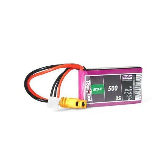 TopFuel LiPo-Akku 7.4V 500mAh 2S RX 25C, 2 image