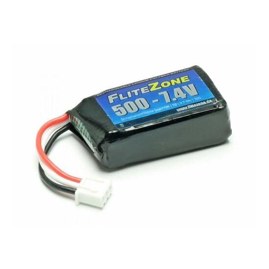 FliteZone RC-Akku LiPo 500mA, 7.4V, 2 image