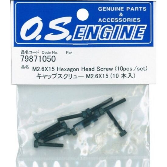 M2.6x15 SCHRAUBEN Cap Screw Set 10St