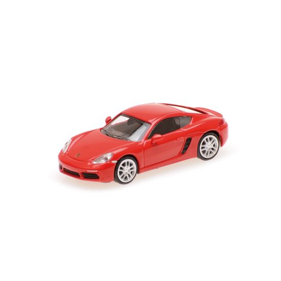 PORSCHE 718 CAYMAN 2016 rouge 1:87