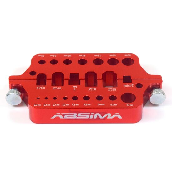 AB3000048-Full Alu. Soldering socket tools for connectors, RED