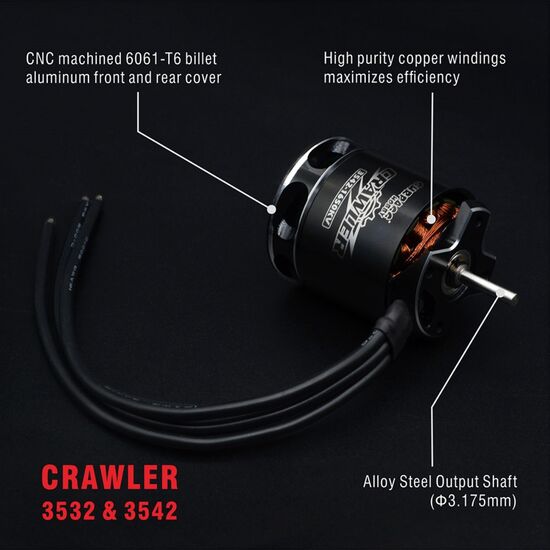 SP-035320-01-1850-Crawler outrunner brushless motor 3532 1850 KV