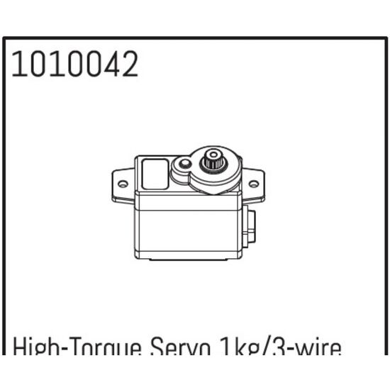 High-Torque Servo 1kg/3-wire