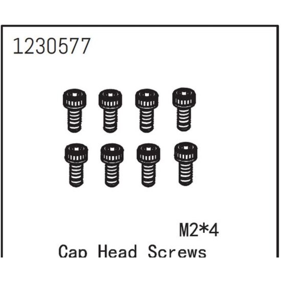 Vis à tête cylindrique M2*4 (8)