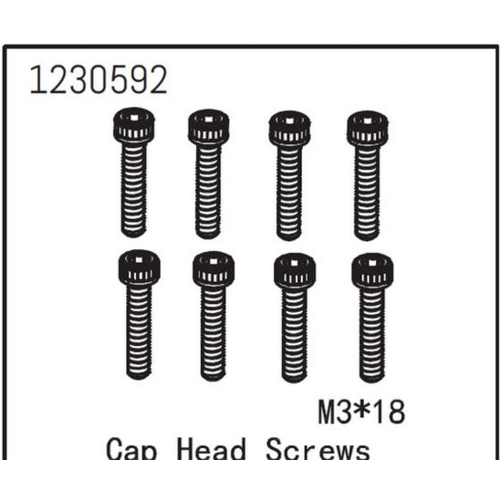 Vis à tête cylindrique M3*18 (8)