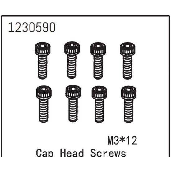 Vis à tête cylindrique M3*12 (8)