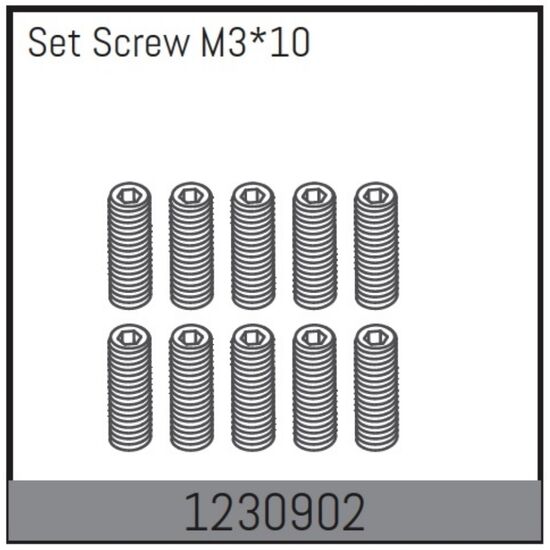 Vis sans tête M3*10 (10)
