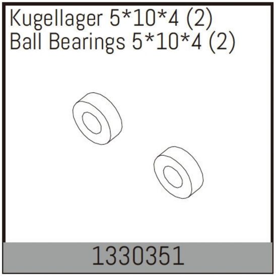 AB1330351-Ball Bearings 5*10*4 (2)