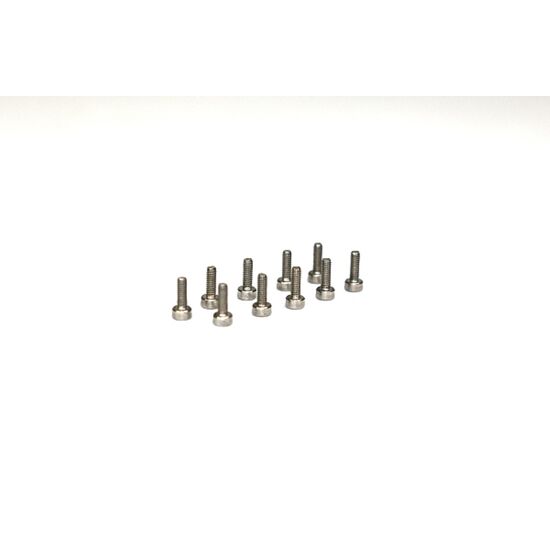 Vis à tête cylindrique M2X6, Inox (10)