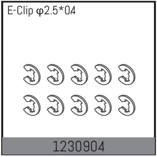 E Clips 2.5*0.4 (10)